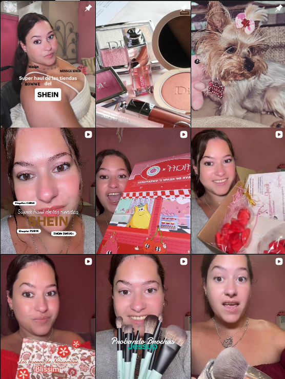 Influencer Lifestyle / Maquillaje / tiktoker @granadaperez colaborando con marcas de “estilo de vida, belleza y tiktok” – Agencia Brilla