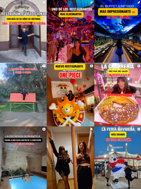 Influencer travel y tik tok judit_travel colaborando con marcas de viajes – Agencia Brilla