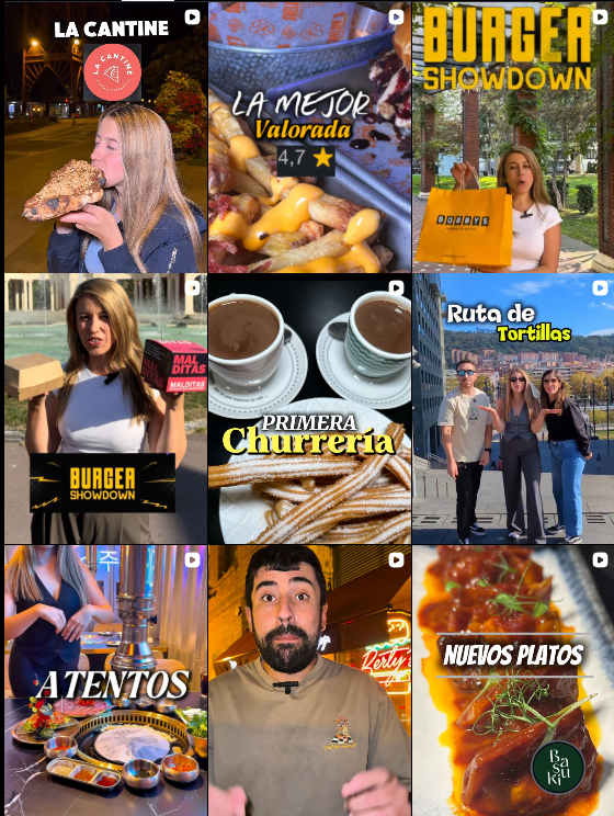 Influencer Foodie @probandobilbao colaborando con marcas de “gastronomía” – Agencia Brilla