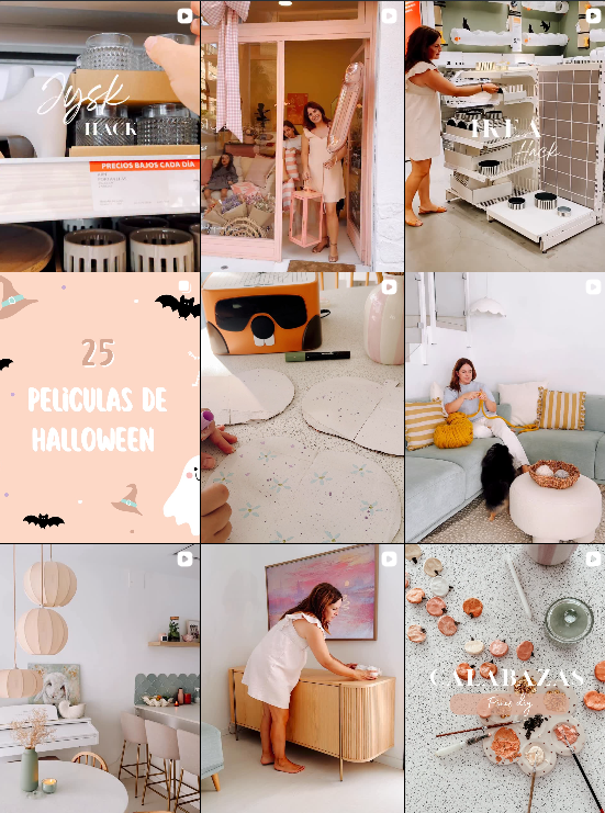 Influencer Decoracion/tiktoker @sofiaparapluie colaborando con marcas de "decoraciones, tiktok" – Agencia Brilla