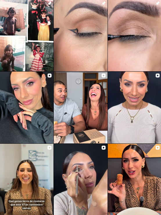 Influencer Lifestyle/tiktoker @angygarridomakeup colaborando con marcas de "estilo de vida, tiktok" – Agencia Brilla