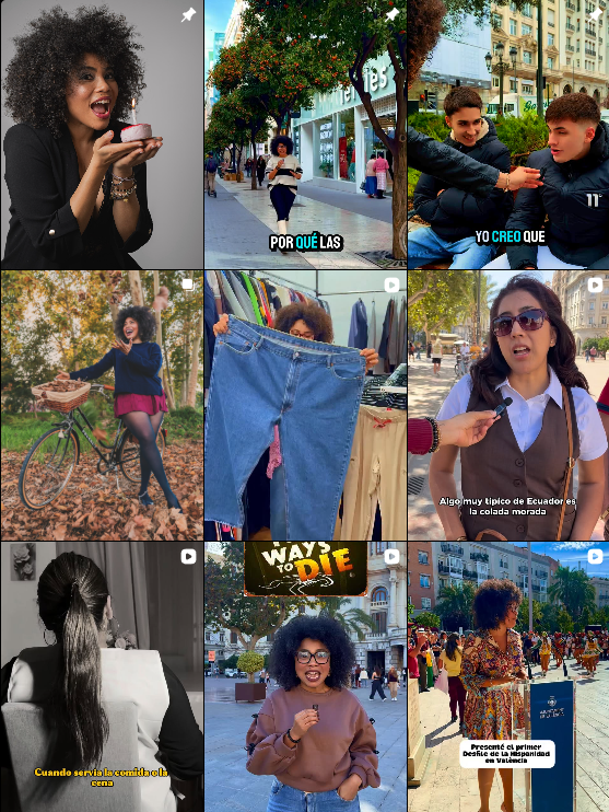 Influencer Lifestyle/ong/ Travel @eveling_lambert colaborando con marcas de "estilo de vida, viajes" – Agencia Brilla