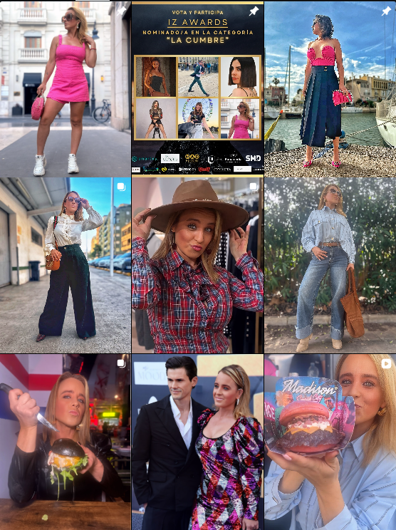 Influencer Lifestyle/travel @sweet_rousse colaborando con marcas de "estilo de vida, viajes" – Agencia Brilla