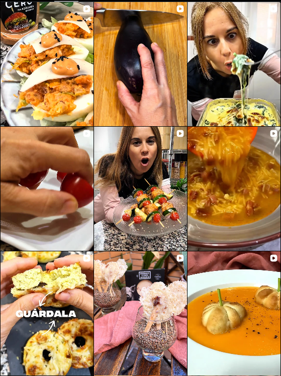 Influencer Recetas, foodies, mums @lacocinilladecris colaborando con marcas de "recetas, gastronomía, madre" – Agencia Brilla