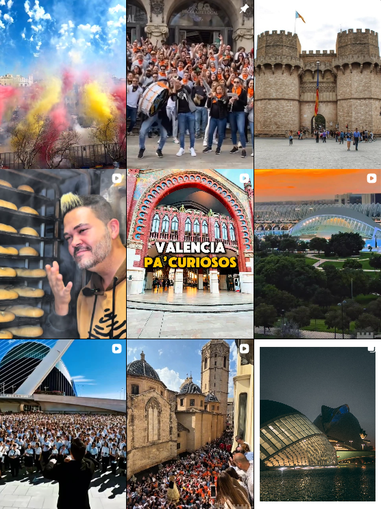 Influencer Travel, Foodie @valenciamitica colaborando con marcas de "viajes, gastronomía" – Agencia Brilla