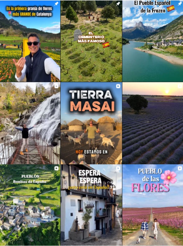 Influencer travel, tiktoker @camaraenruta colaborando con marcas de "viajes, tiktok" – Agencia Brilla