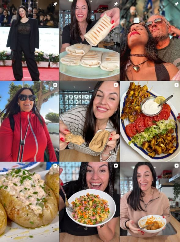 Influencer recetas / foodie @cocinalover colaborando con marcas de "gastronomía" – Agencia Brilla