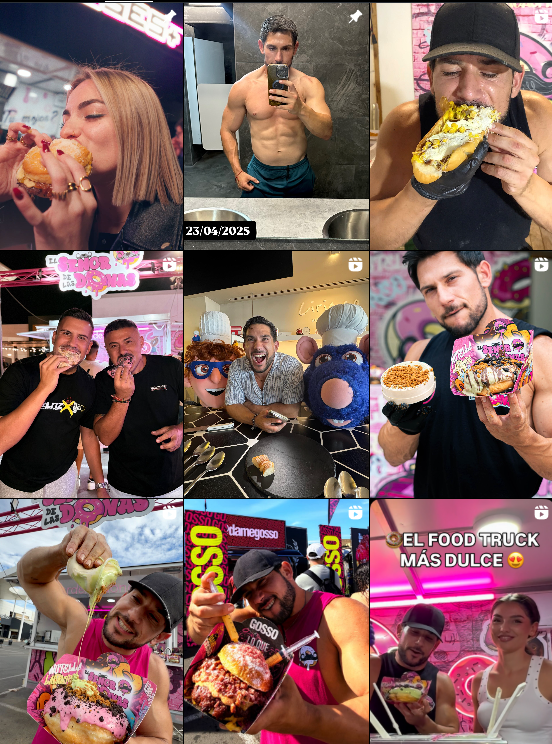 Influencer Foodie @elsrdelasdonas colaborando con marcas de "gastronomía" – Agencia Brilla