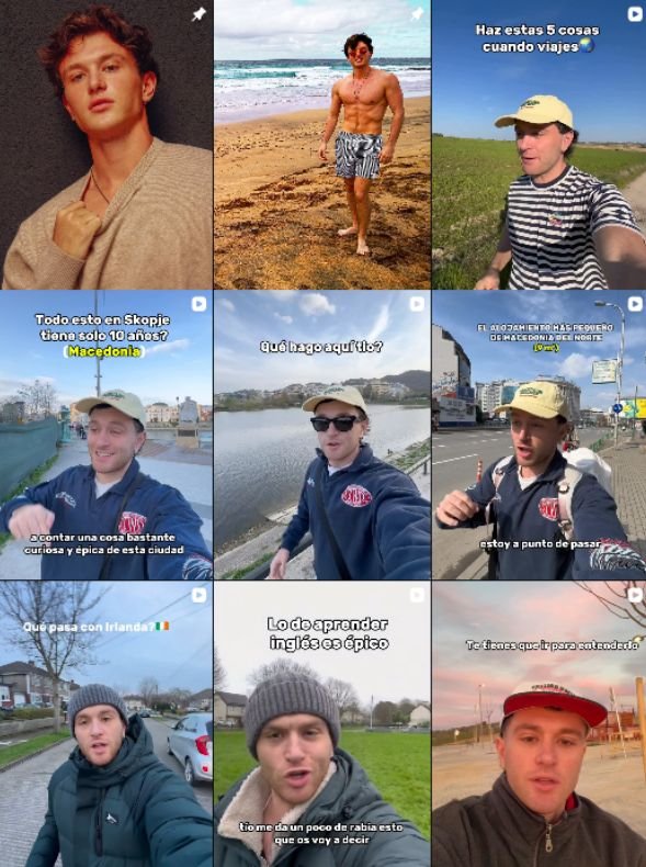 Influencer travel, tiktoker @nachobarrueco__ colaborando con marcas de "viajes, tiktok" – Agencia Brilla