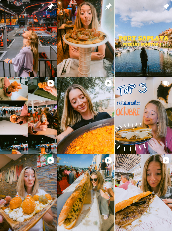 Influencer lifestyle @Vdebonitos colaborando con marcas de "estilo de vida" – Agencia Brilla