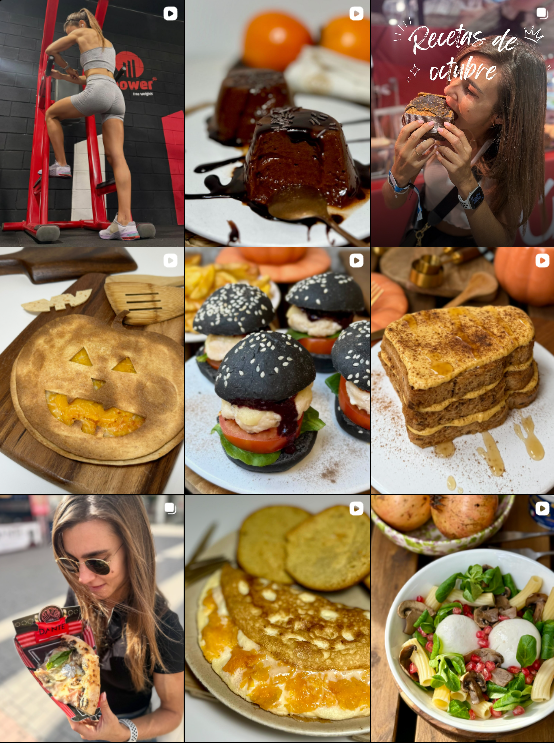 Influencer Foodie/recetas/lifestyle/travel @braveandhealthy17 colaborando con marcas de "gastronomía, recetas, estilo de vida, viajes" – Agencia Brilla