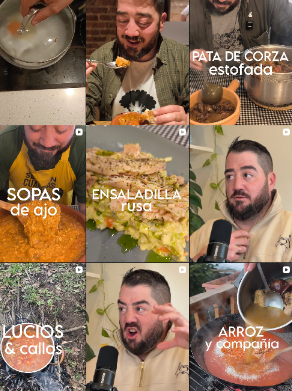 Influencer Foodie, recetas, tiktoker @extando.panza colaborando con marcas de "gastronomía, recetas, tiktok" – Agencia Brilla