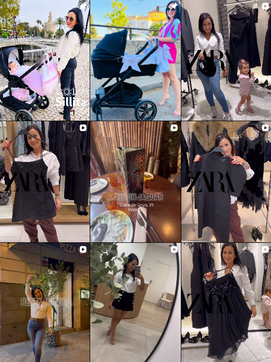 Influencer Lifestyle, Mums, tiktoker @miss_stilettos_magicos colaborando con marcas de "estilo de vida, madre, tiktok" – Agencia Brilla