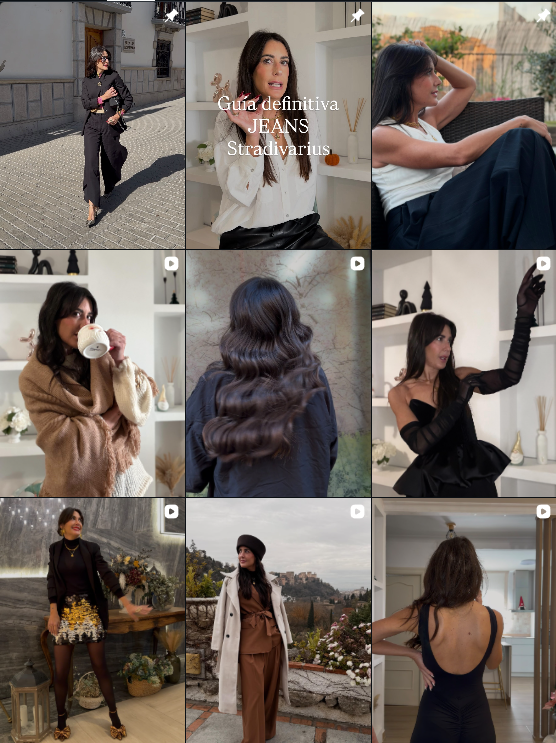 Influencer @carmendefdez compartiendo looks y consejos de moda