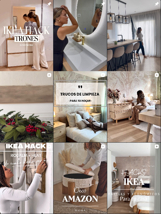 Influencer @construyendo_ilusiones compartiendo ideas de decoración y hacks para el hogar