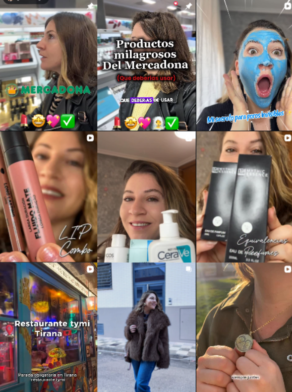 Influencer lifestyle @Byfueradeorbita colaborando con marcas de "estilo de vida" – Agencia Brilla.