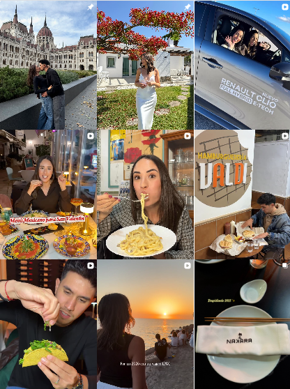 Influencer foodies, lifestyle @malaga_enlamesa colaborando con marcas de "gastronomía, estilo de vida" – Agencia Brilla.