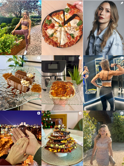 Influencer recetas, lifestyle @lau_fika colaborando con marcas de "recetas, estilo de vida" – Agencia Brilla.