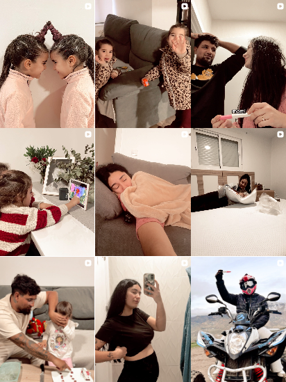 Influencer lifestyle, mums @taniaylastwins colaborando con marcas de "estilo de vida, maternidad" – Agencia Brilla.