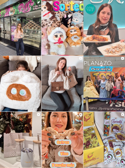 Influencer lifestyle, mums @veronica_wb8 colaborando con marcas de "estilo de vida, maternidad" – Agencia Brilla.