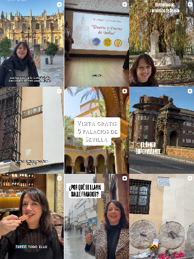 Influencer foodies @de_paseo_po_sevilla colaborando con marcas de "gastronomía" – Agencia Brilla.