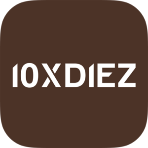 Logo de 10xDiez, marca que representa calidad y modernidad en sus productos.