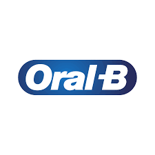 Logo de Oral-B, marca líder en cuidado bucal y productos dentales.