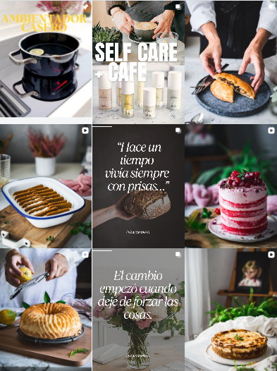 Influencer recetas @luisamoron colaborando con marcas de "gastronomía, recetas" – Agencia Brilla.