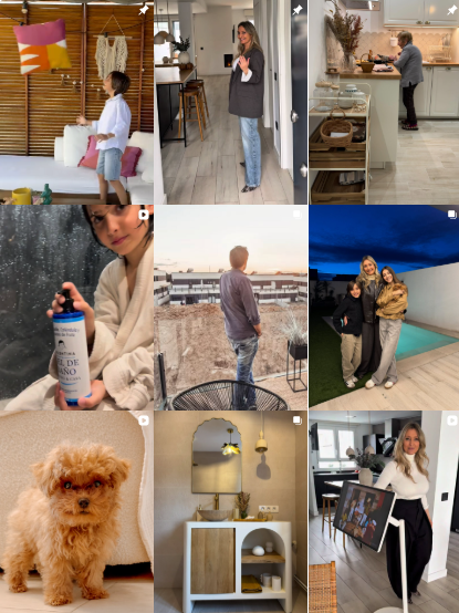 Influencer decoración, lifestyle @nosinmicapota colaborando con marcas de "decoración, estilo de vida" – Agencia Brilla