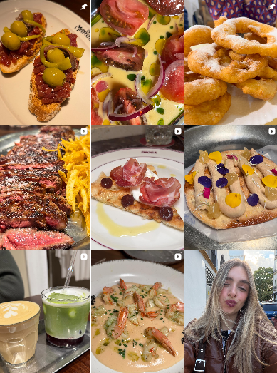 Influencer foodies @placer_de_comer colaborando con marcas de "gastronomía" – Agencia Brilla.