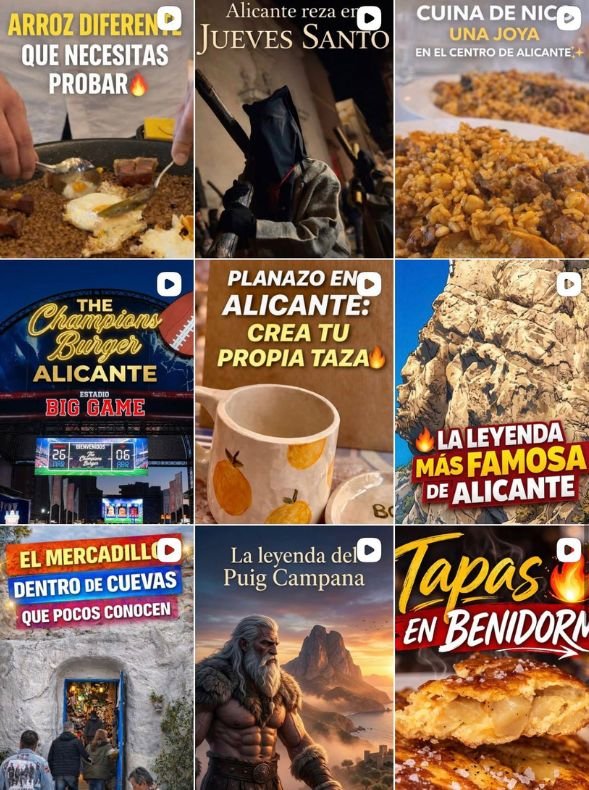 Influencer travel, foodies, lifestyle @rinconesysabores_ colaborando con marcas de "viajes, gastronomía, estilo de vida" en Alicante – Agencia Brilla.