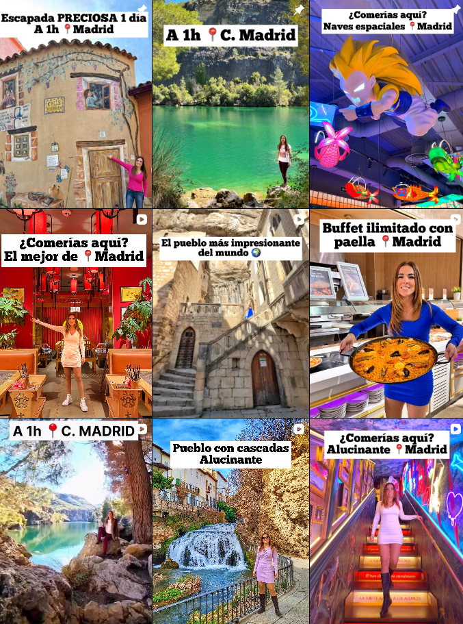 Influencer travel, foodies, lifestyle @viajaconcris_ colaborando con marcas de "viajes, gastronomía, estilo de vida" – Agencia Brilla.