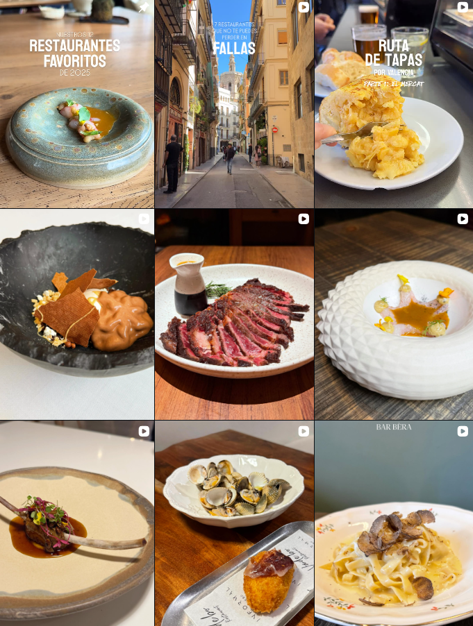 Influencer foodies @gastroexperience.valencia colaborando con marcas de "gastronomía, estilo de vida" – Agencia Brilla.