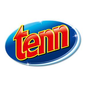 Logo de Tenn sobre fondo azul