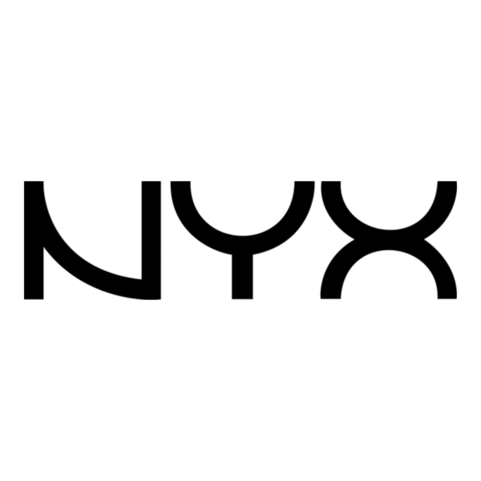 Logotipo de la marca NYX, maquillaje de alta calidad y tendencias