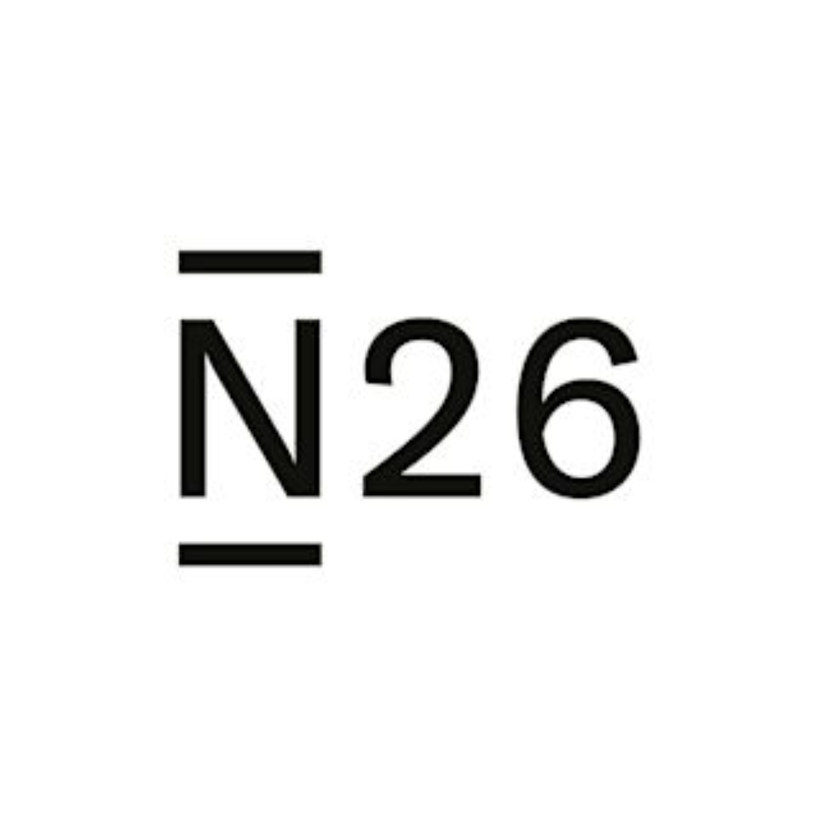 N26 logo, digital banking services.