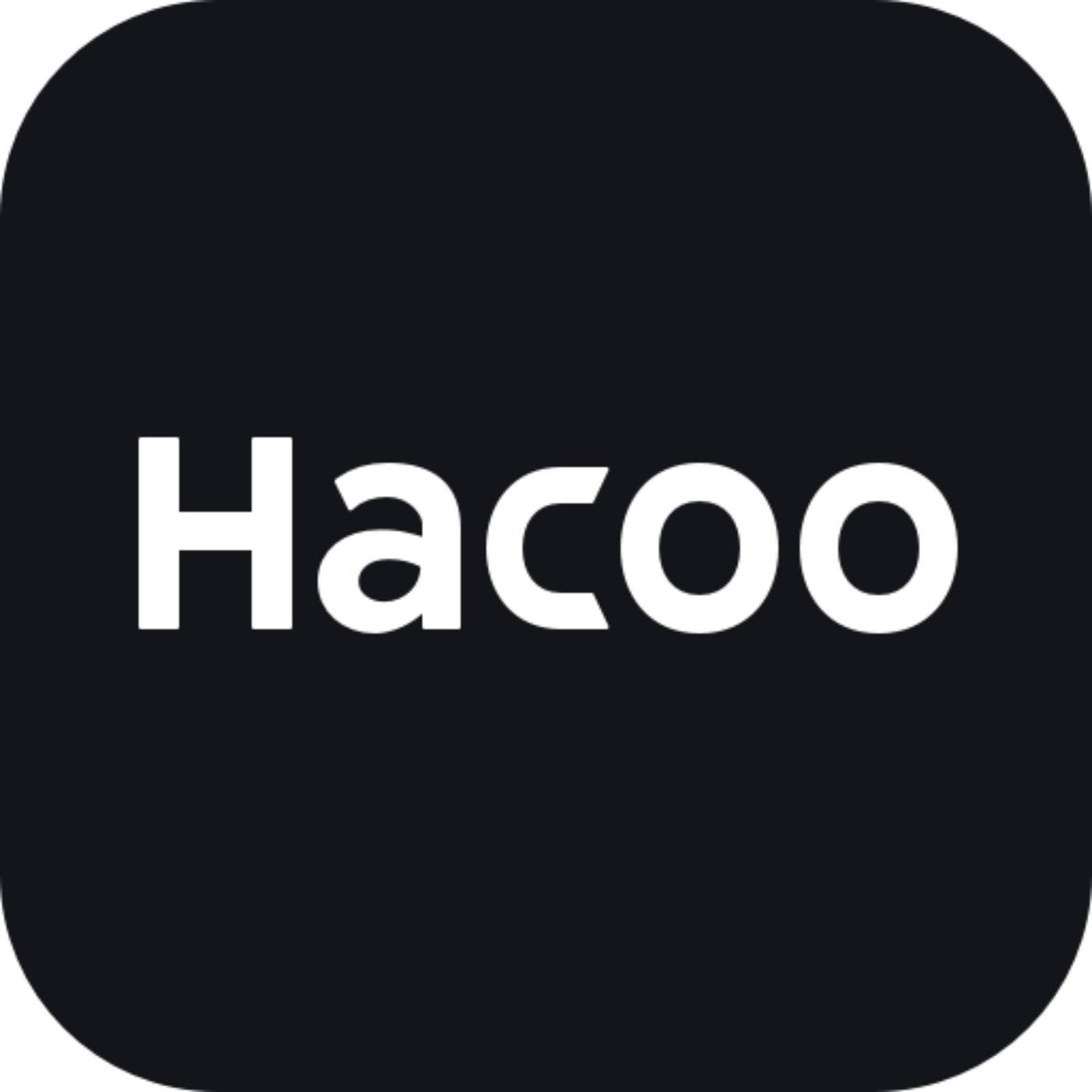 Logo de H@coo, app de compras online con descuentos exclusivos.