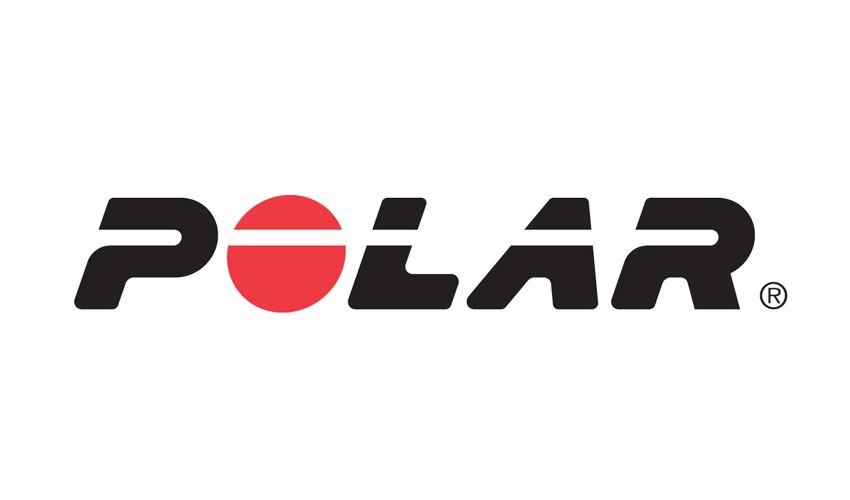 Logotipo de Polar, marca especializada en relojes y monitores deportivos.