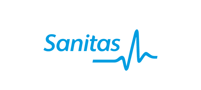 Logo de Sanitas, empresa de seguros de salud y servicios médicos.