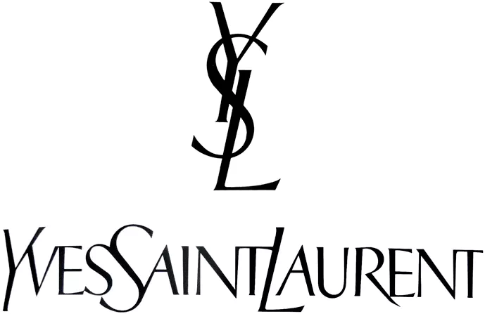 Logo de Yves Saint Laurent marca de moda y lujo internacional
