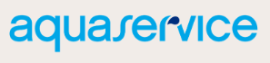 Logotipo de Aquaservice, empresa líder en agua embotellada y dispensadores.
