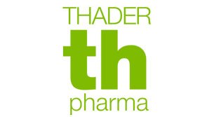 Logo de THADER pharma. Imagen de la marca THADER pharma, especialista en productos farmacéuticos.