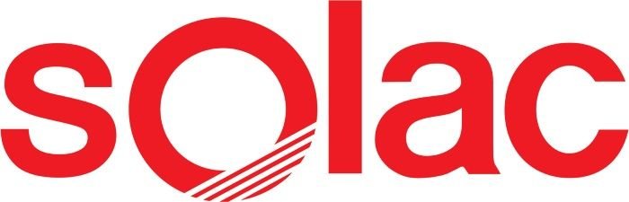 Logo de la marca Solac, especializada en electrodomésticos para el hogar. Agencia de marketing digital Brilla Influencers y Comunicación.