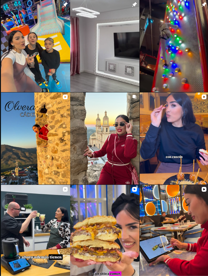 Influencer lifestyle, foodies @soyninavera colaborando con marcas de "gastronomía, estilo de vida, experiencias" en Sevilla – Agencia Brilla.