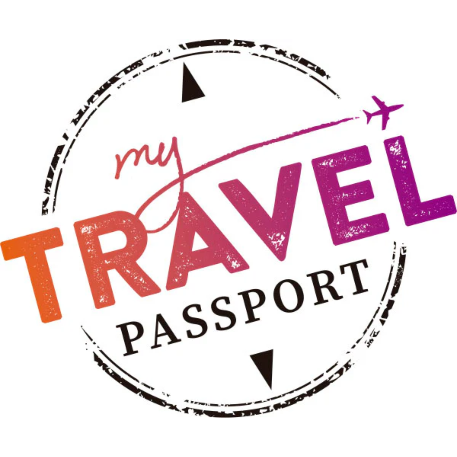 Logo de My Travel Passport, agencia de viajes.