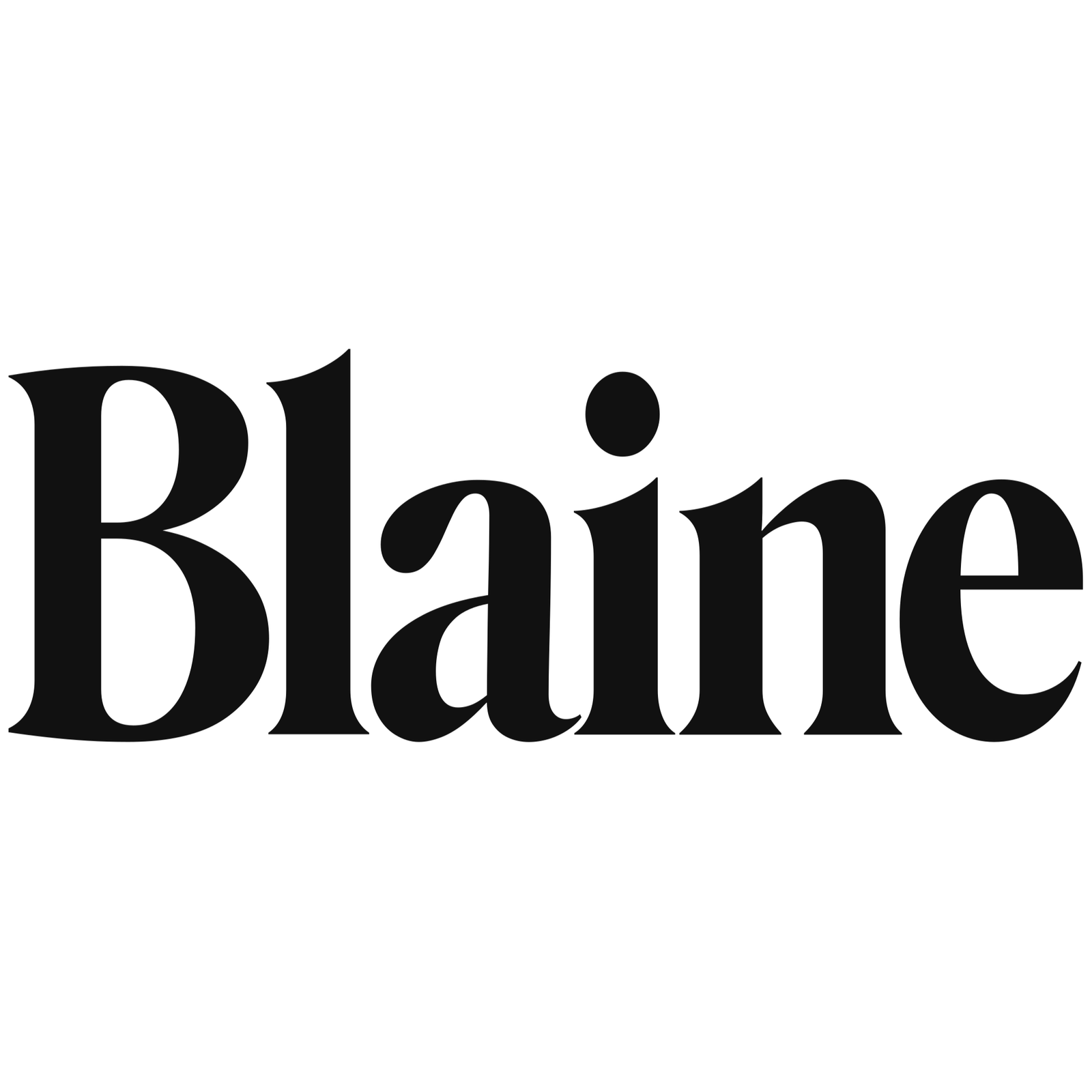 Logo de Blaine, marca de moda.
