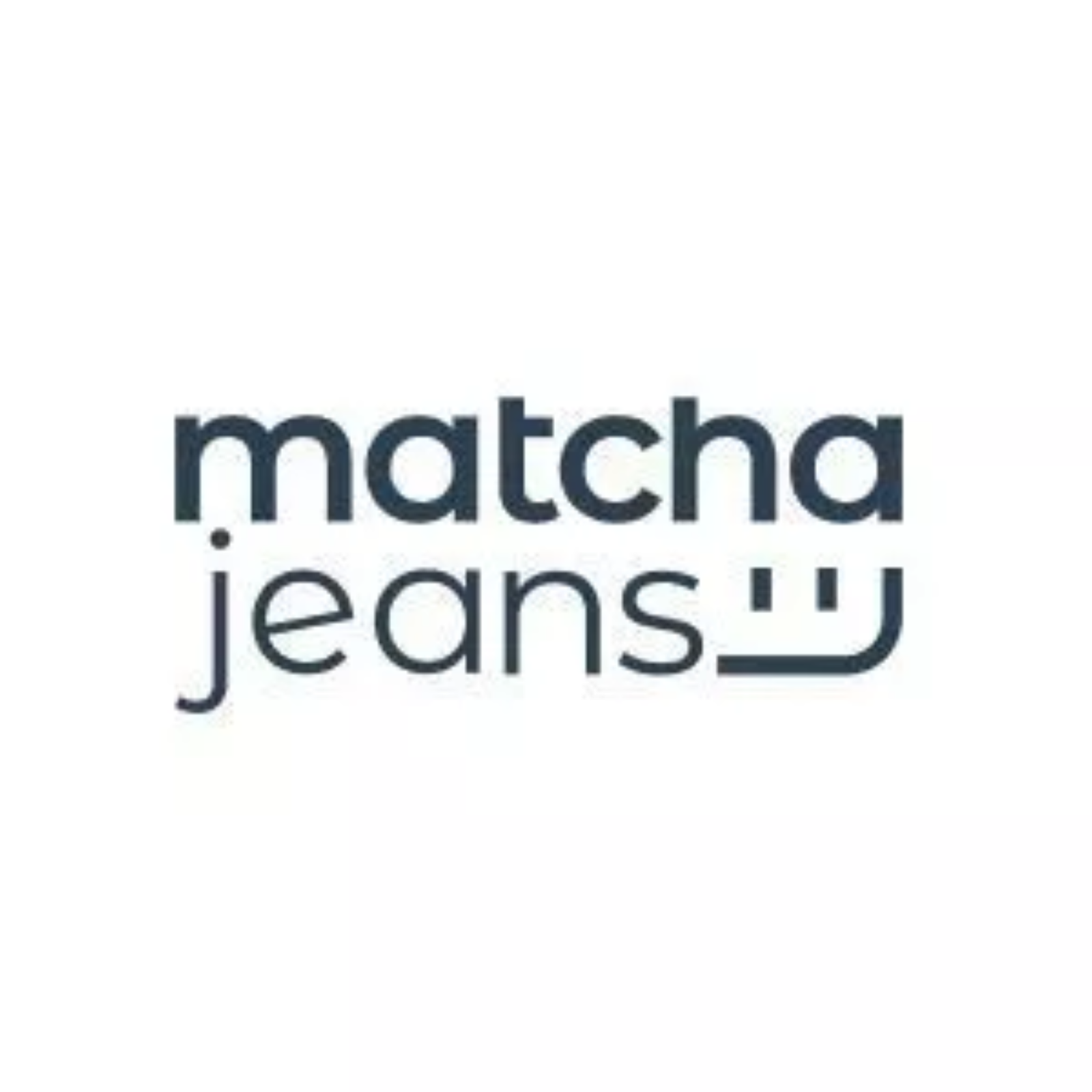 Logo de Matcha Jeans, moda sostenible.