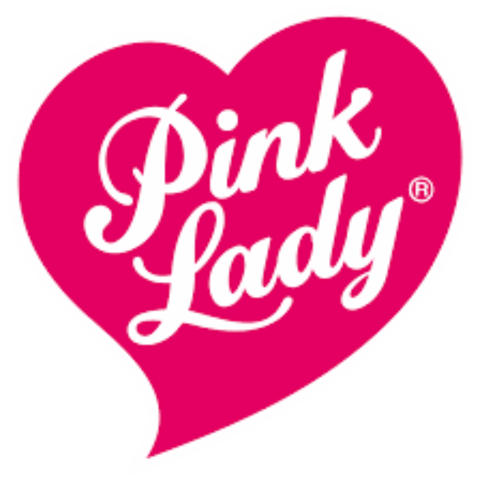 Logo de Pink Lady, manzanas premium.