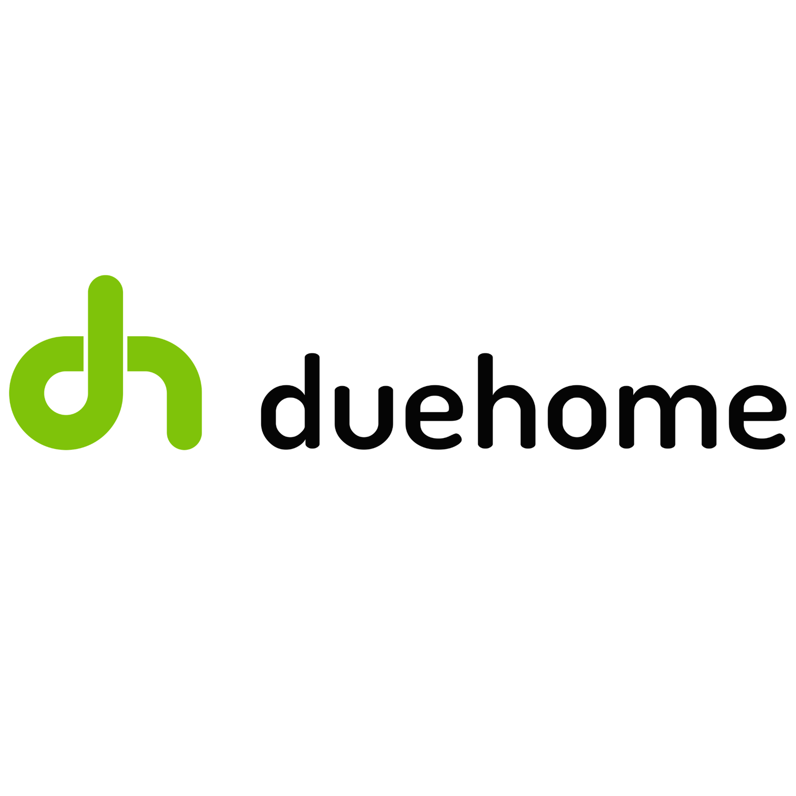 Logo de DueHome, decoración para el hogar.