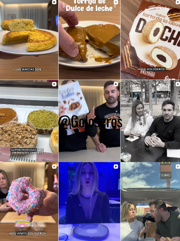 Influencer foodie @Goloseros colaborando con marcas de "gastronomía, comida, Alicante" – Agencia Brilla.